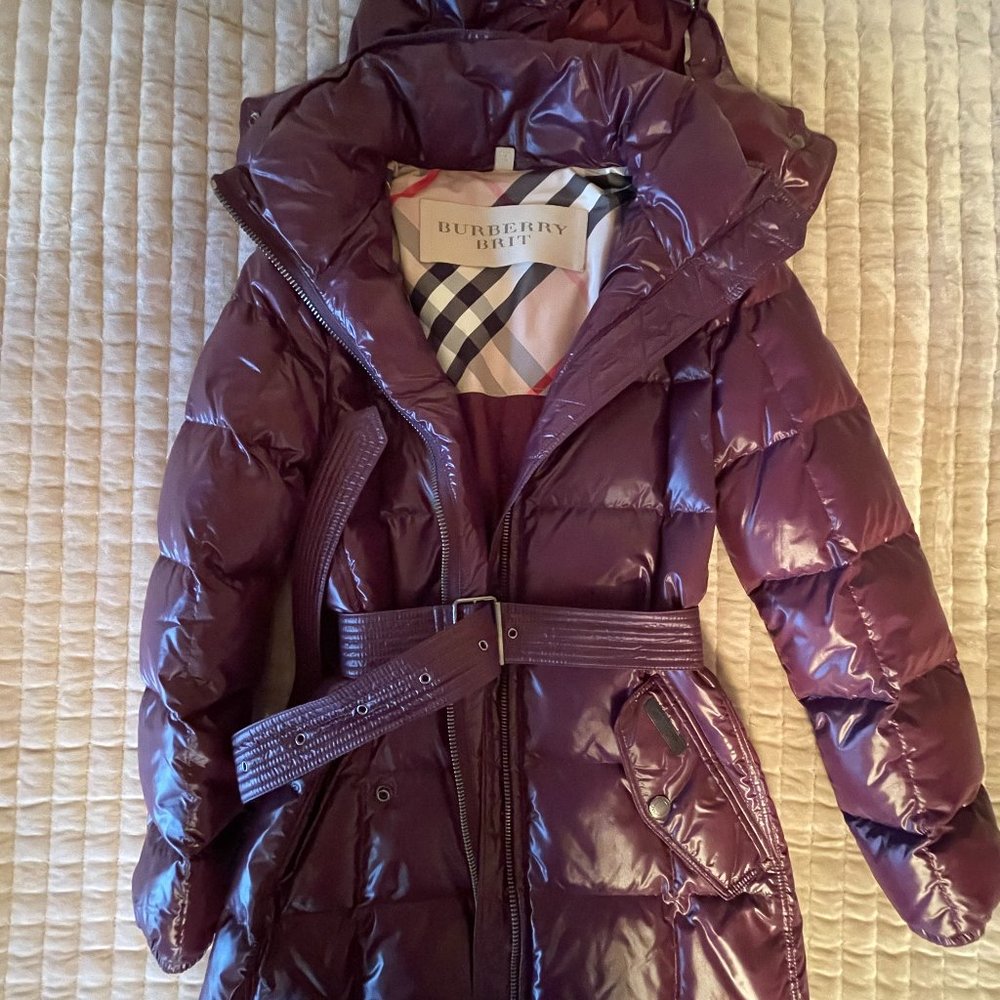 Burberry Brit Down Jacket - Bordeaux - XS